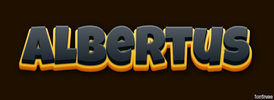 Albertus Text Effect