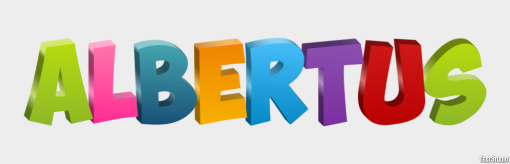 Albertus Text Effect