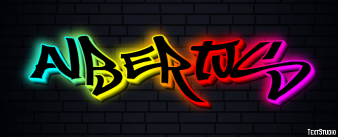 Albertus Text Effect
