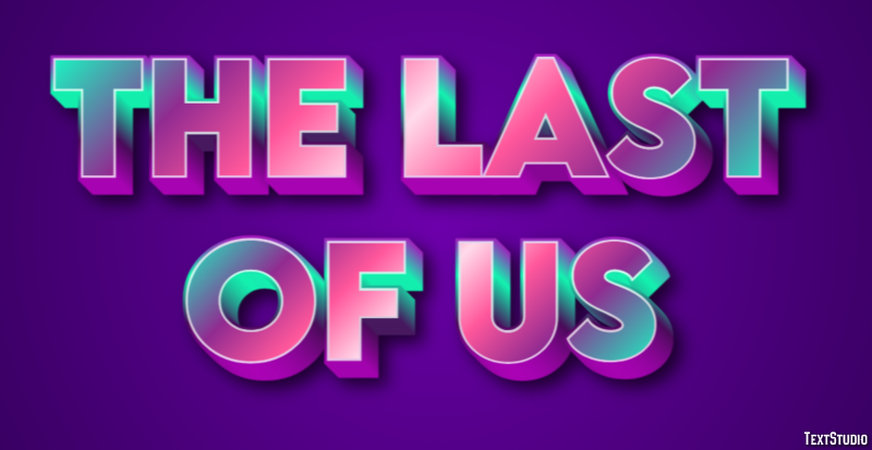 The Last of Us Effetto testo