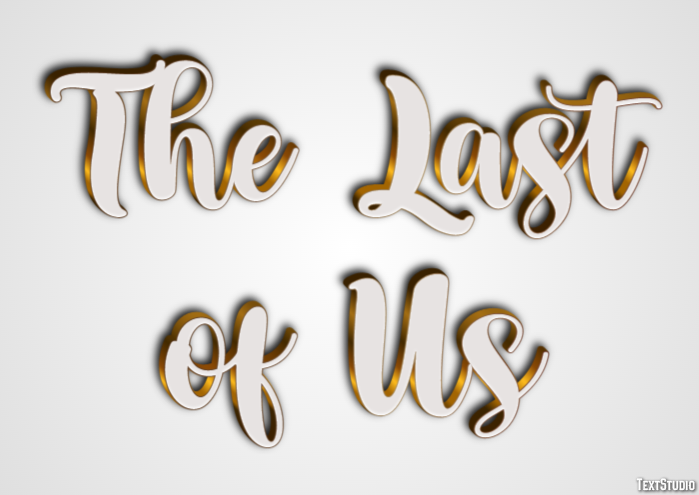 The Last of Us Effetto testo