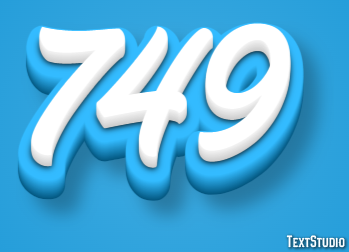 749 Text Effect