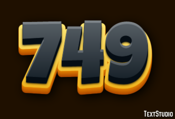 749 Text Effect