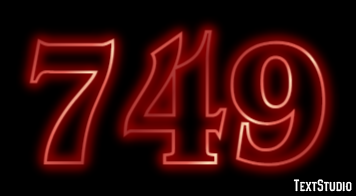 749 Text Effect