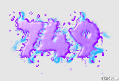749 Text effect