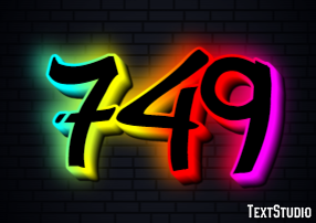 749 Text Effect