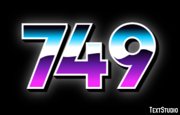 749 Text Effect
