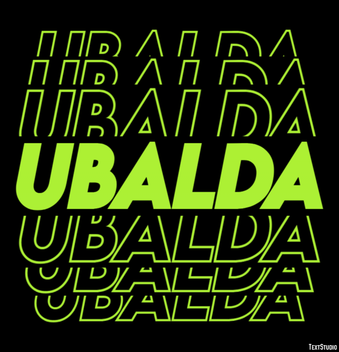 Ubalda Effetto testo