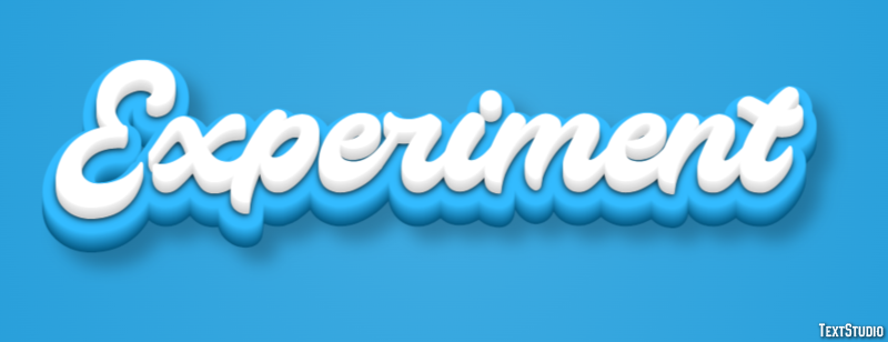 Experiment Text Effect