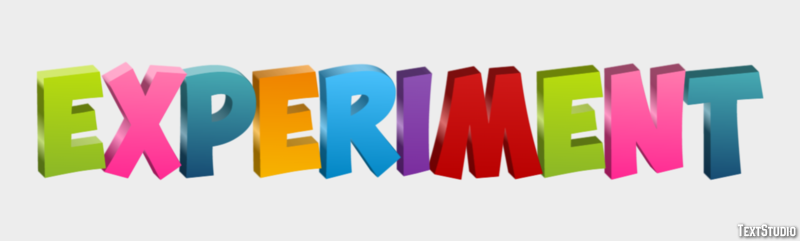Experiment Text Effect