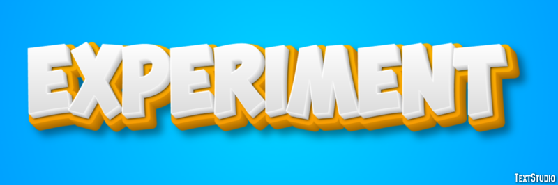 Experiment Text Effect