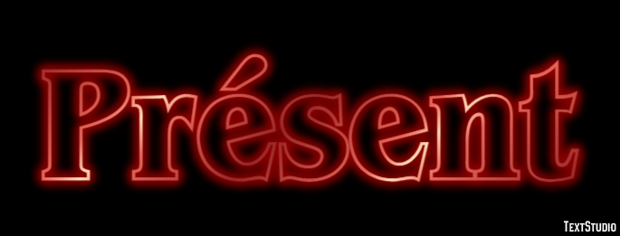 Présent Effet de texte