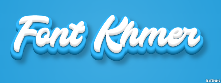Font Khmer Text Effect