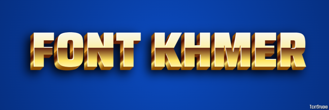 Font Khmer Text Effect