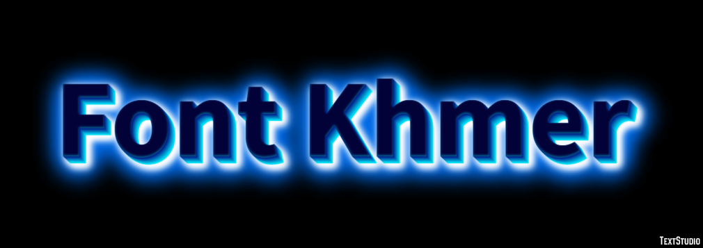 Font Khmer Text Effect