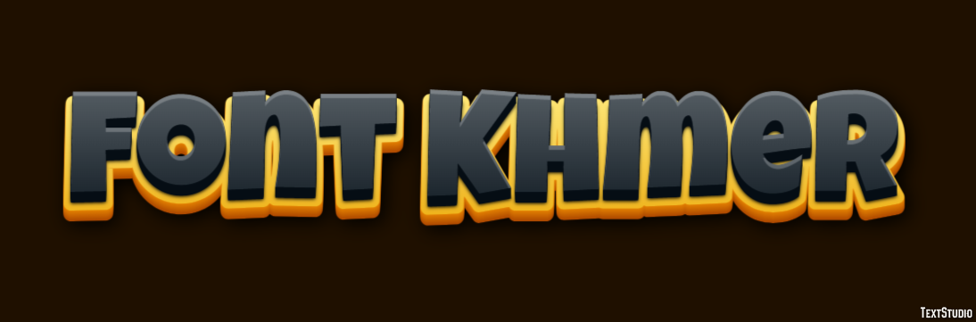 Font Khmer Text Effect