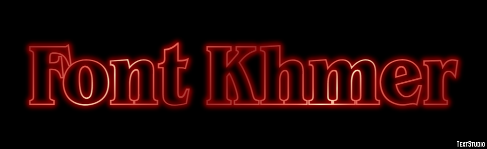 Font Khmer Text Effect
