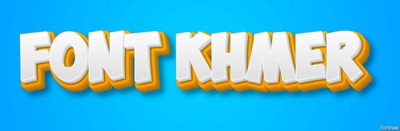 Font Khmer Text Effect