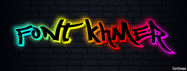 Font Khmer Text Effect