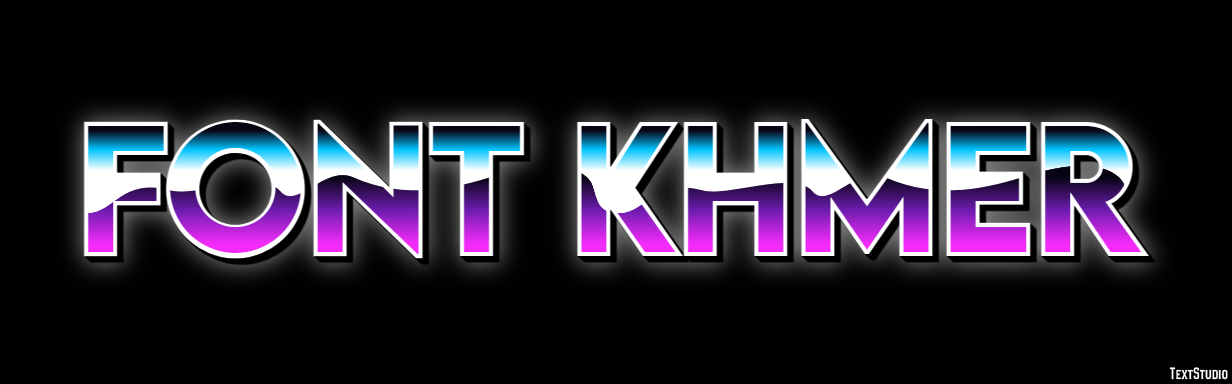 Font Khmer Text Effect