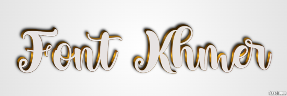 Font Khmer Text Effect