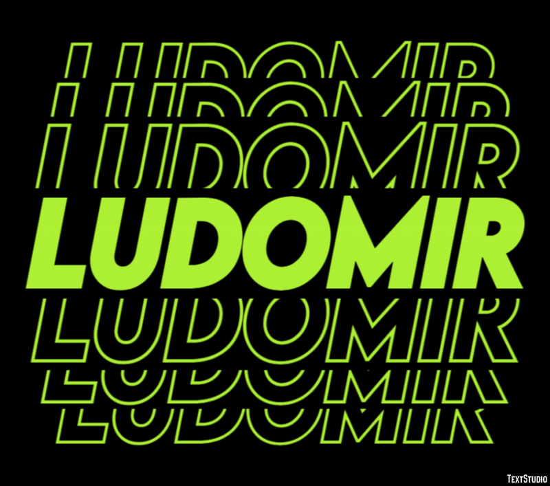 Ludomir Эффект текста