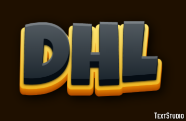 DHL テキスト効果