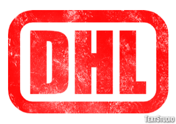 DHL Efecto de Texto