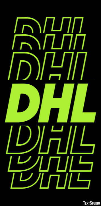 DHL Efecto de Texto