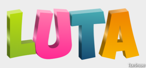 Luta Effetto testo