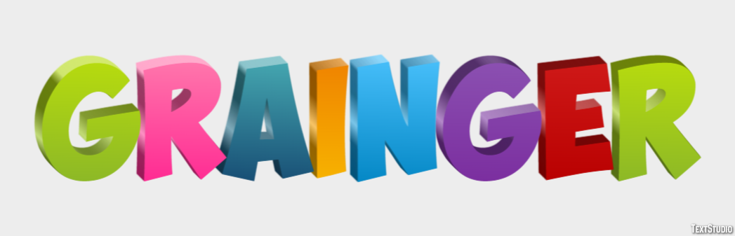 Grainger Tekst Effect