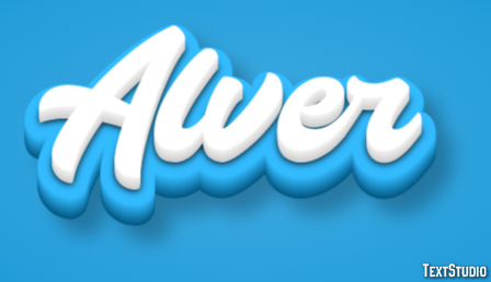 Alver Эффект текста