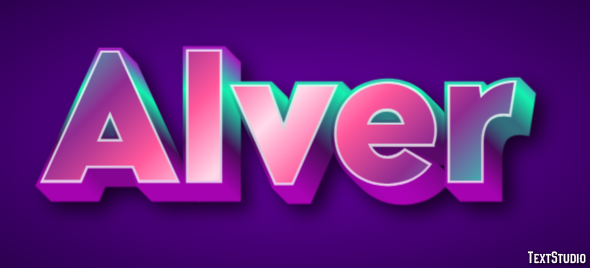 Alver Text Effect