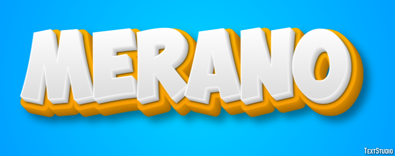 Merano Efekt tekstowy