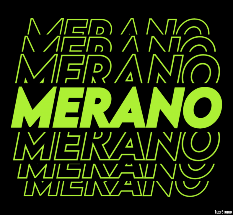 Merano テキスト効果