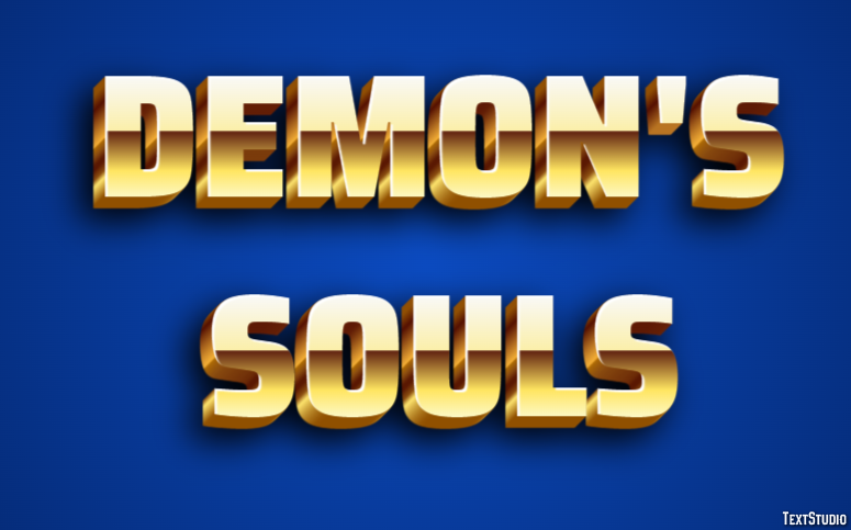 Demon's Souls Texteffekt