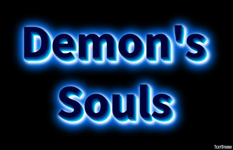 Demon's Souls Efecto de Texto