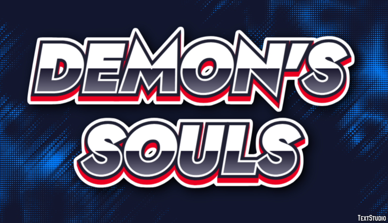 Demon's Souls Efecto de Texto