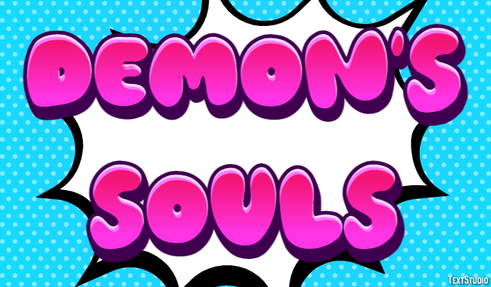 Demon's Souls Efecto de Texto