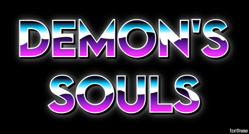 Demon's Souls Efecto de Texto