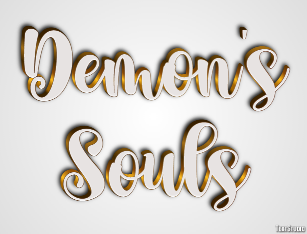 Demon's Souls Texteffekt