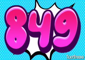 849 テキスト効果