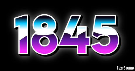 1845 Texteffekt