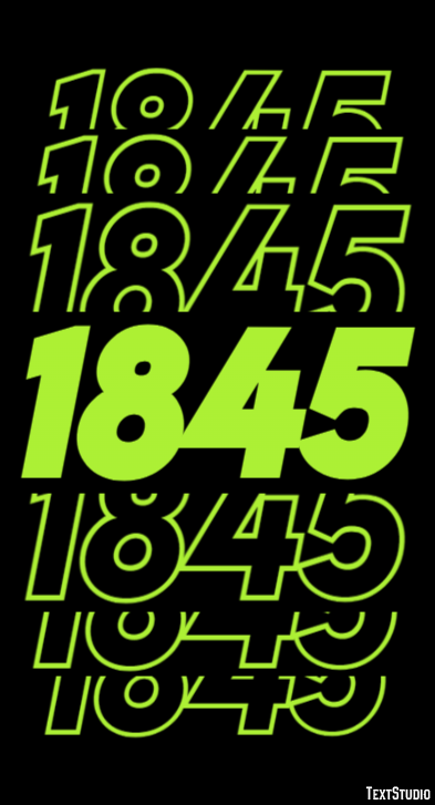 1845 Effetto testo