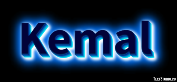 Kemal Efeito de texto