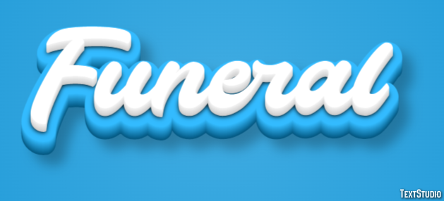 Funeral Text Effect