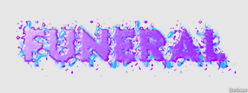 Funeral Text Effect