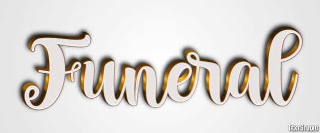 Funeral Text Effect
