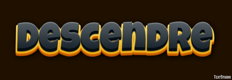 Descendre Texteffekt