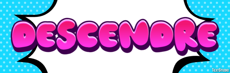 Descendre Effet de texte
